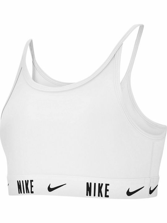 Nike Trophy Kinder-Bustier Dri-Fit Weiß