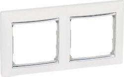 Legrand Valena Switch Frame 2 Positions Horizontal Installation in White Color 770492