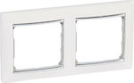 Legrand Valena Horizontal Switch Frame 2-Slots White 770492