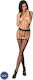 Passion S004 Crotchless Pantyhose Stockings Black
