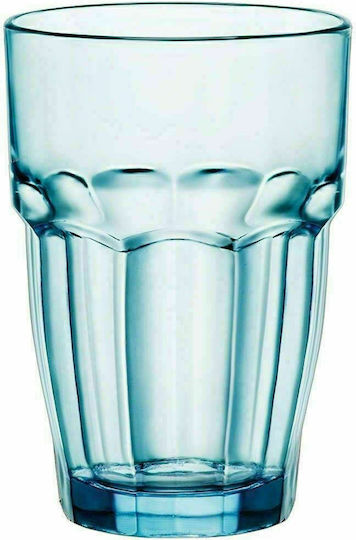 Bormioli Rocco Rock Bar Ice Wasser Brillen Blau 370ml