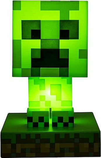 Paladone Kids Decorative Lamp Minecraft Creeper Green 10εκ.