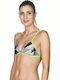 Triangle Bikini Top Multicolour Animal Print