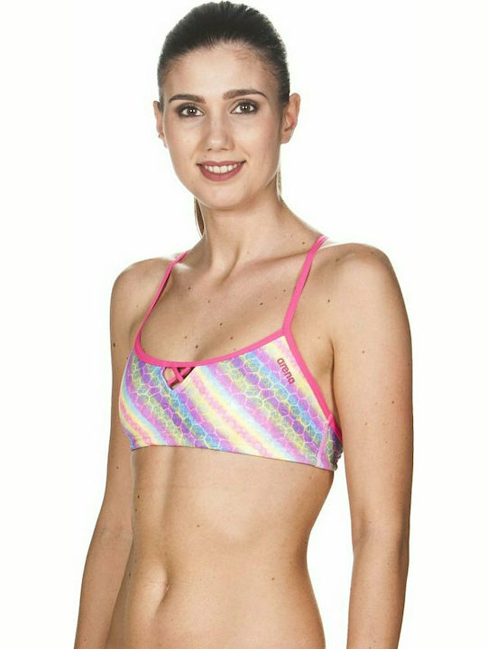 Arena Sports Bra Bikini Top Be Multicolour Striped