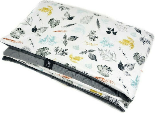 Lanila Decke Kinderbett Goldenprint Velvet Samt Gray 100x130cm