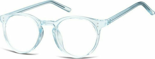 Sunoptic Plastic Eyeglass Frame Blue CP123A