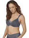 True Shape Sensation Γκρι Minimizer Σουτιέν χωρίς Ενίσχυση με Μπανέλες