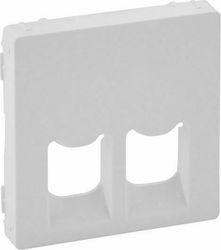 Legrand Valena Life Netzwerk-Telefon-Steckdosenplatte 2xRJ11/RJ45 in Weiß Farbe 755420 Legrand Valena Life Netzwerk-Telefon-Steckdosenplatte 2xRJ11/RJ45 in Weiß Farbe 755420