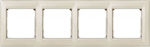 Legrand Valena Switch Frame 4 Positions Vertical and Horizontal Installation in Beige Color 770474