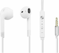 Blow B-17 Earbuds Handsfree με Βύσμα 3.5mm Λευκό