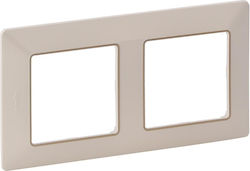 Legrand Valena Life Schalterrahmen 2-fach Verti...