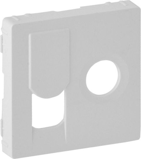 Legrand Valena Life TV-Antennen-Steckdosenplatte TV+RJ45 in Weiß Farbe 754830