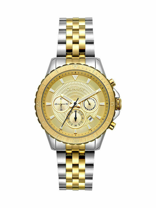 Breeze Invernia Γυναικείο Ρολόι 40mm Χρονογράφος Μπαταρίας με