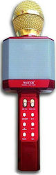 WSTER Wireless Karaoke Microphone WS-1828 Red