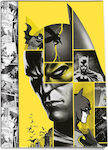 Graffiti Notebook Ruled B5 50 Sheets 2 Subjects Batman Yellow 1pcs