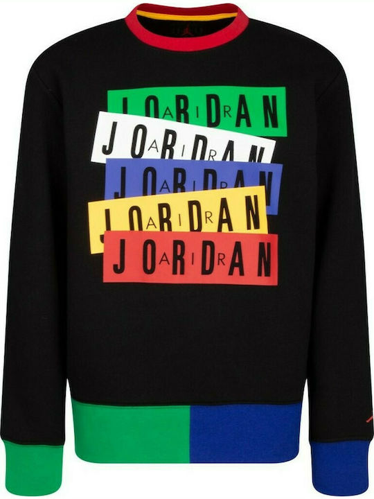 Jordan Fleece - Polar Hanorac pentru copii Negru Legacy Sport Crew