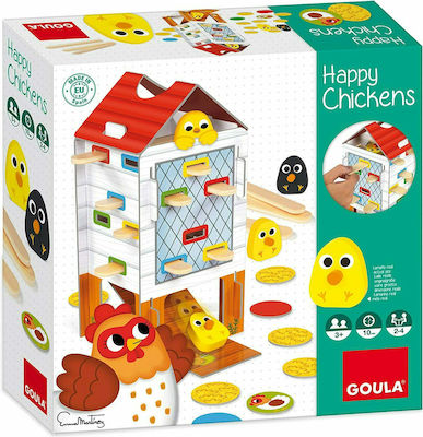 Goula Board Game Happy Chickens for 2-4 Players 3+ Years 53170 (EN)