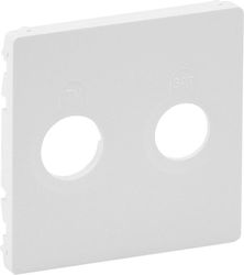 Legrand Valena Life Μετώπη Πρίζας TV-Κεραίας TV-SAT σε Λευκό Χρώμα 754820