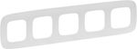Legrand Valena Allure Horizontal Switch Frame 5-Slots White 754305