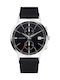 S.Oliver Watch Battery with Black Leather Strap SO-4124-LC