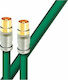 Audioquest Antenna Cable Coax Male - Coax Male Green 1.5m 1 Piece