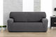 Aithrio Valencia Elastische Abdeckung für Zweisitziges Sofa Grey 1Stück 11737