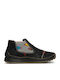 Piele Cizme de gleznă pentru femei Negru