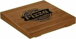 Disposable Pizza Paper Box Kraft 45x45x5cm 50pcs Microwelle