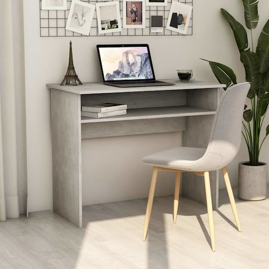 Schreibtisch Holz Gray 90x50x74cm