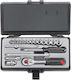 Force Set Ratchet 1\4" 19pcs