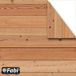 Fabi Cardboard Double Sided Brown Ξύλινο Δάπεδο 50x70cm