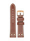 Tzevelion ART2844 Leather Strap Ταμπα με Χρυσές λεπτομέρειες 24mm