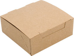 RoisBros Disposable for Potato Paper Box Kraft 13x13x5.5cm 25pcs