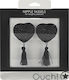 Shots Ouch Nipple Tassels Heart Nipple Covers Μαύρα