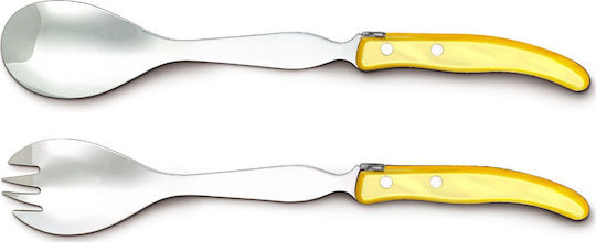 Claude Dozorme Inox Serving Utensil Set Yellow 2pcs