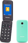 Panasonic KX-TU400 Single SIM Mobile Phone with Large Buttons Turquoise