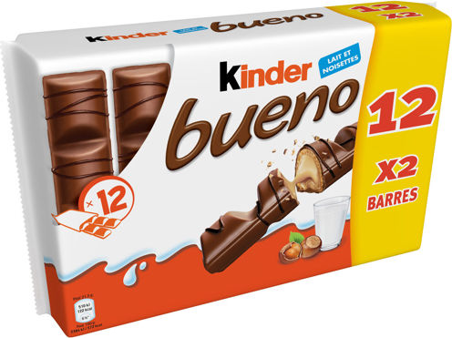 Kinder Bueno Wafer Milk Hazelnut 516gr 12pcs