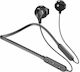 Dudao U5 Plus Earbud Bluetooth Handsfree Ακουστικά με Αντοχή στον Ιδρώτα Μαύρα