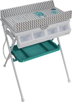 Bebe Stars Baby Bath-Changing Table Coolness Elephant Gray