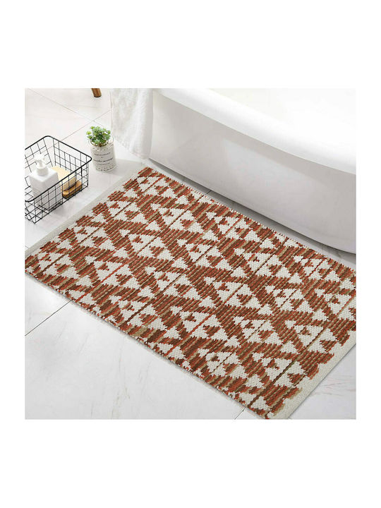 Lino Home Non-Slip Bath Mat Milla 7300000207 Paprica 65x135cm