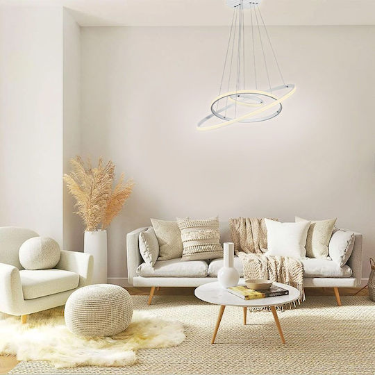 Vivalux City Pendant Light White 60x150cm