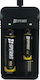 Speras ZL223E USB Зарядно 2 за батерии Li-ion Размер 18650/16340/26650/14500 в Черен цвят