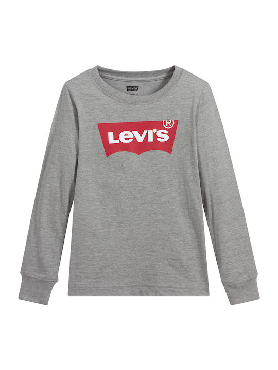 Levi's Kinder Shirt Langarm Gray