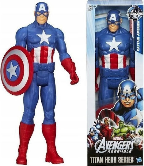 Action Figure Titan Hero Captain America Marvel Avengers Captain America for 3+ years Years 30cm.