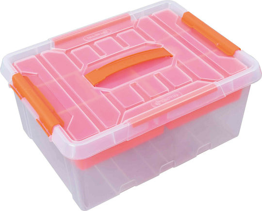 Tactix Plastic Storage Box with Lid 6lt