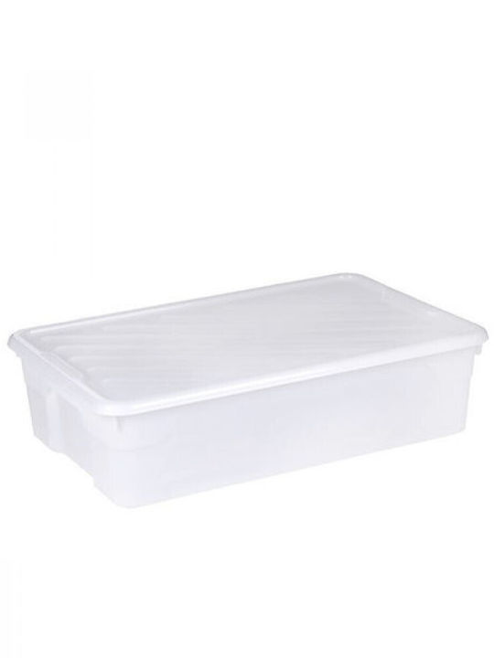 Homeplast Nak Plastic Storage Box with Lid Transparent 70x46x20cm