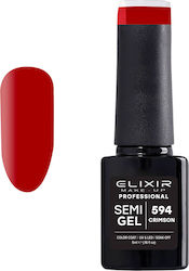Elixir Semi Gel Ημιμόνιμο Βερνίκι Νυχιών 594 Cr...
