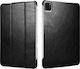 iCarer RID 718 Flip Cover Δερμάτινο Μαύρο (iPad...