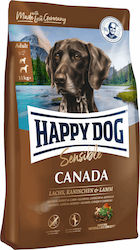 Happy Dog Sensible Canada 1kg Hrană Uscată fără Cereale pentru Câini Adulți de Rase Medii și Mari cu Cartofi și Somon