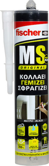 Fischer MS Original Sealant Silicone Black 290ml